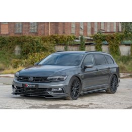 Накладки сплиттеры на пороги на Volkswagen Passat B8 R-Line